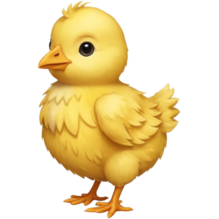 chick walking from left to the right emoji