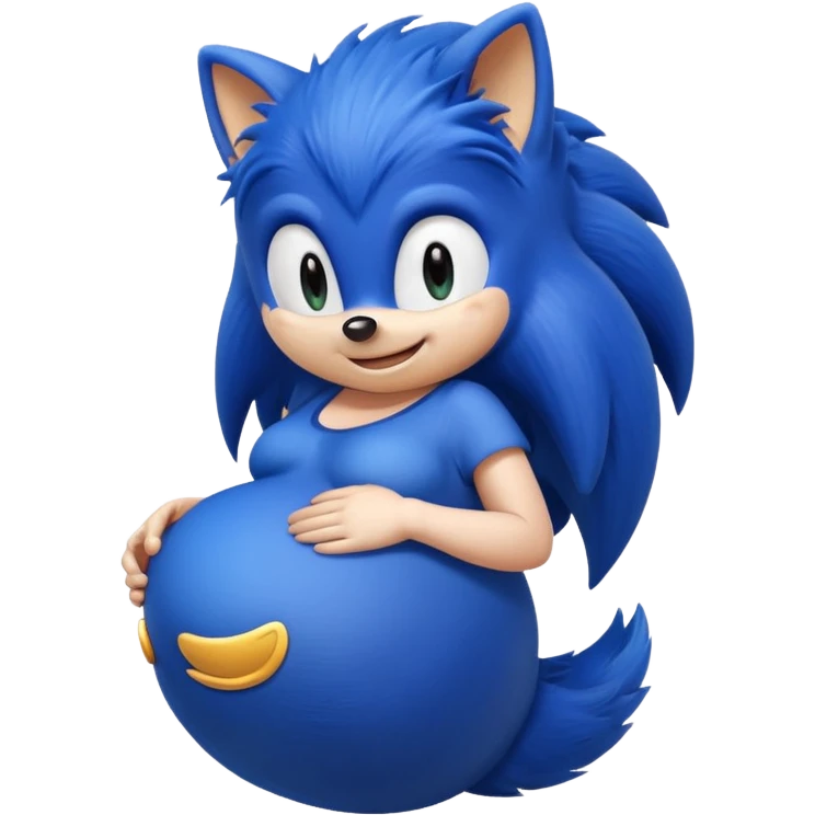 Pregnant sonic X emoji