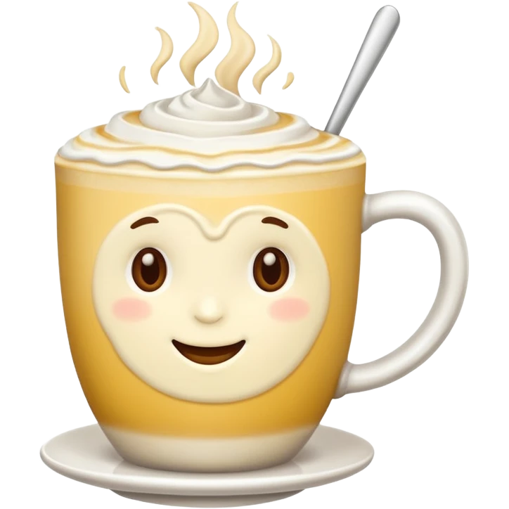 Pale lemon coffe Latte  emoji