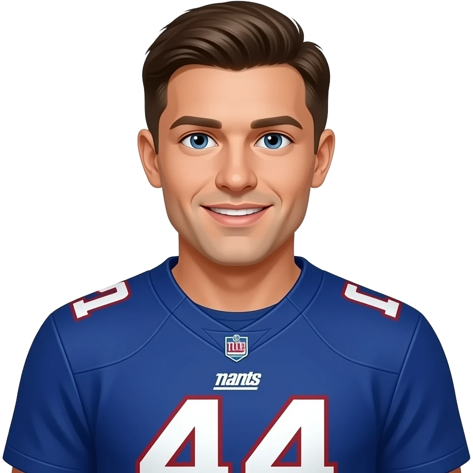 new york giants player Cameron Skattebo 44 emoji