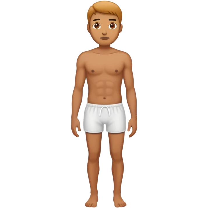 Man with no pants emoji
