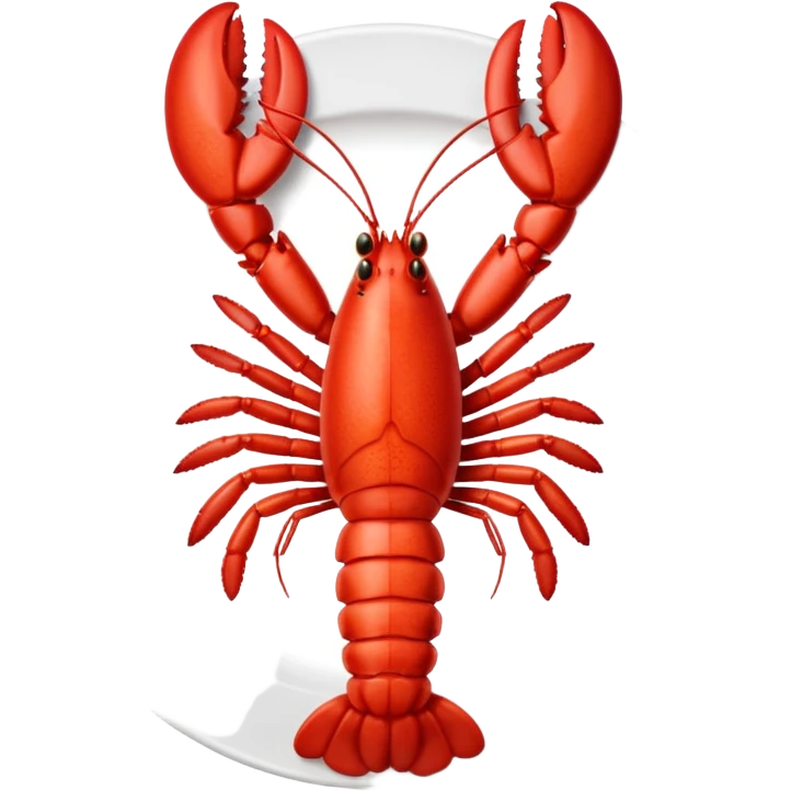 Lobster on period mestration emoji