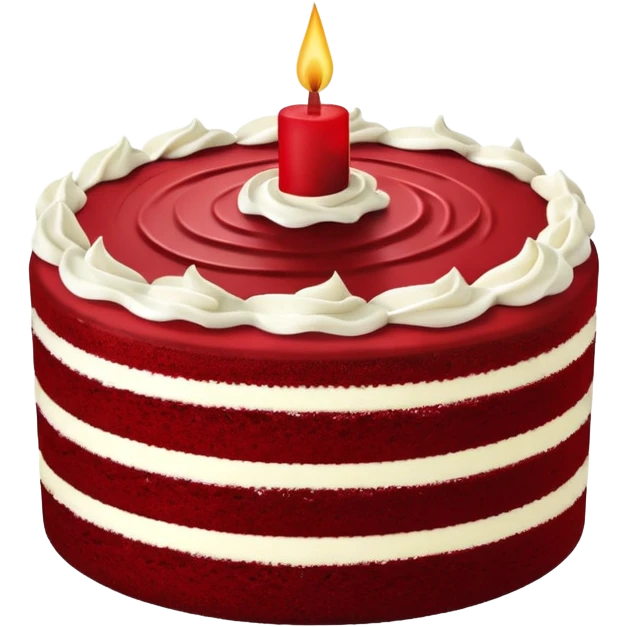 Red velvet cake  emoji