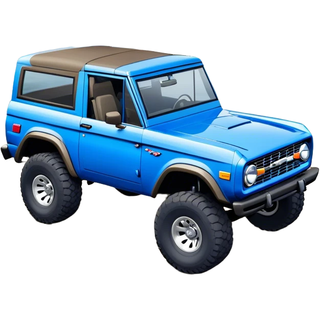 Ford Bronco - Ford (Model Year: 2021) (Iconic colour: Blue) emoji