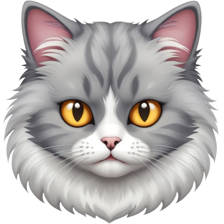 Котик который на грани эмоций зла и любви emoji