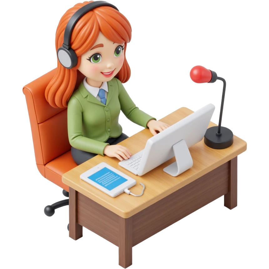 helpdesk headset emoji