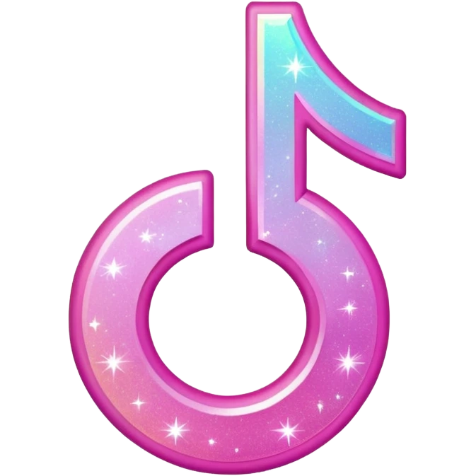 glitter pink symbol TikTok emoji