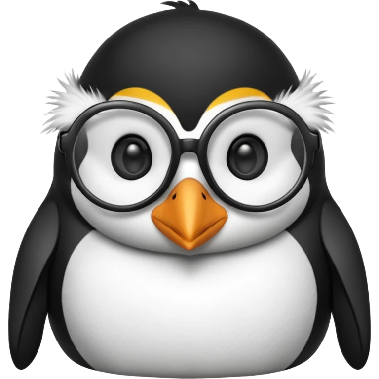  gozlük takan  Penguin emoji