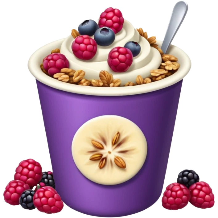 Cup açaí name the log PAÇAÍ emoji