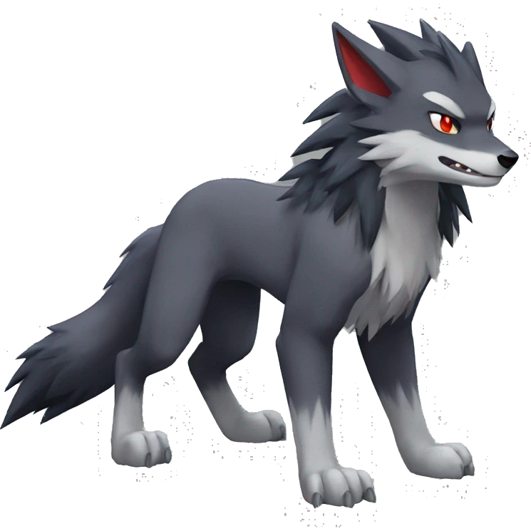 Zoroark-Mightyena full body emoji