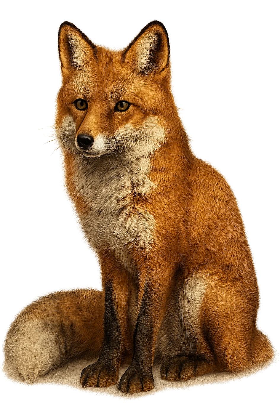 fox, digital illustration emoji