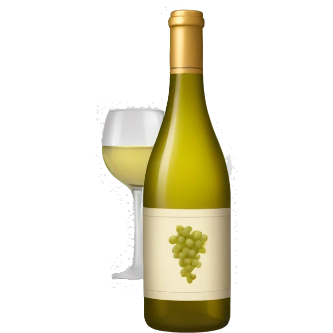 white wine emoji