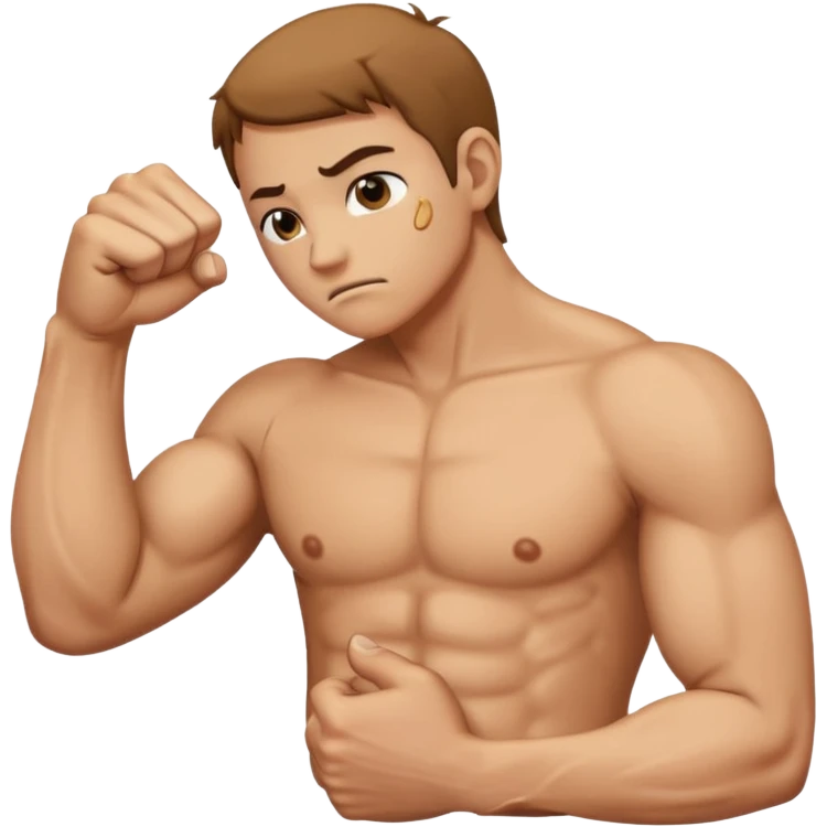 Palm in the stomach emoji