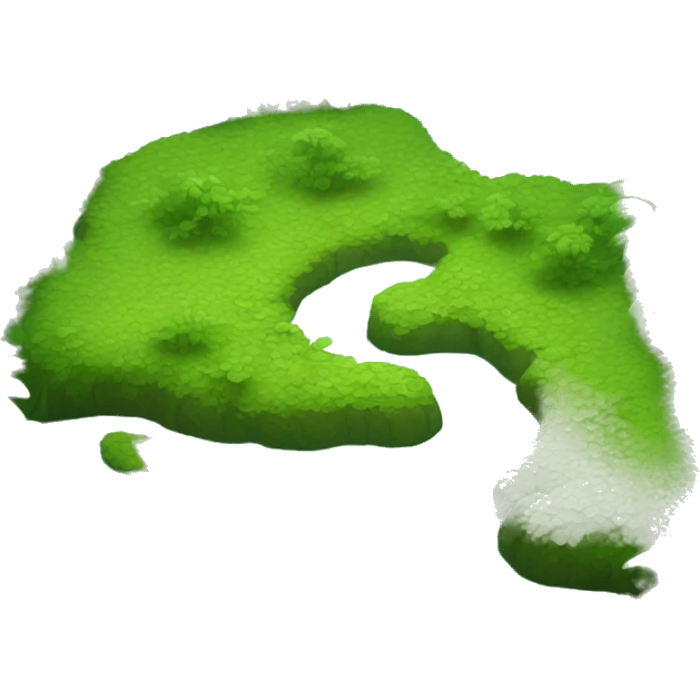 a swamp that looks lucky or represents luck  emoji