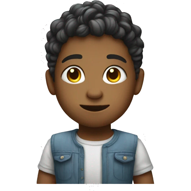 the child is playing emoji