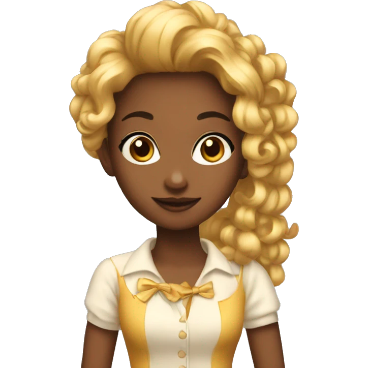 Coquett girl emoji