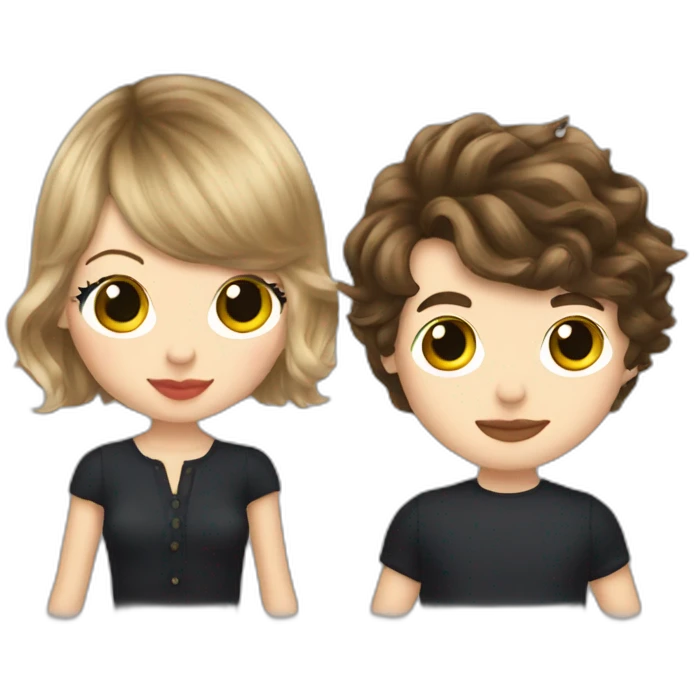 Taylor Swift making babys with Harry Styles emoji