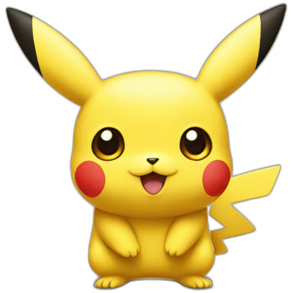Pikachu jaune emoji