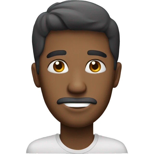 rostro de un hombre riendose de un video emoji