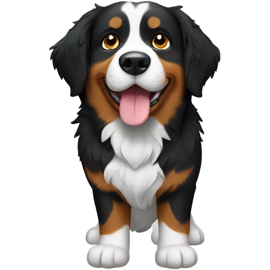 Emoji of a very cute Bernese mountain dog and the text “TY” in the top corner emoji