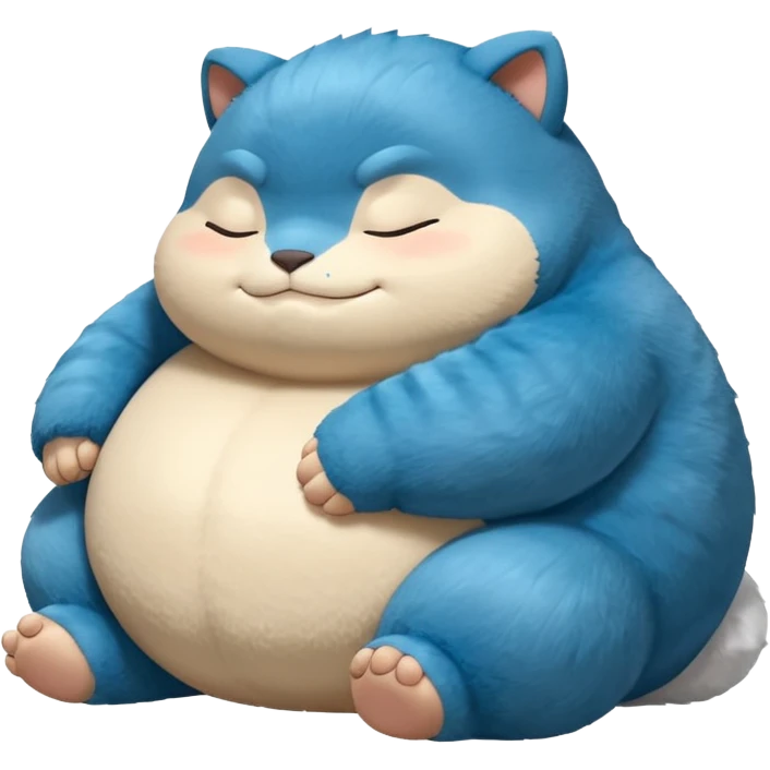 Sleeping snorlax pokemon emoji