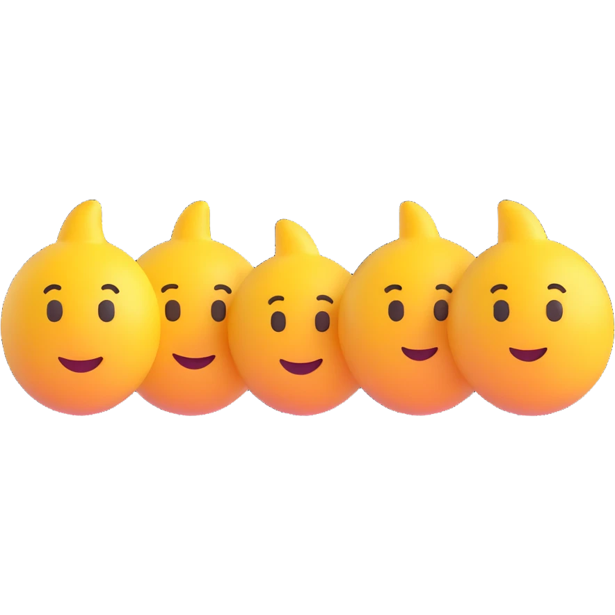 three emoji people in first, second and third place emoji