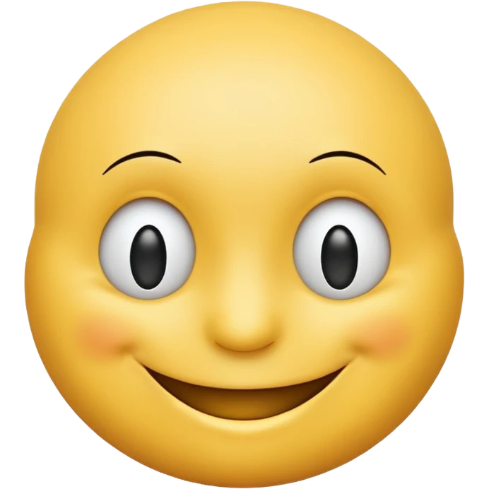 сгенерируй смайлик красавчик лысая голова emoji