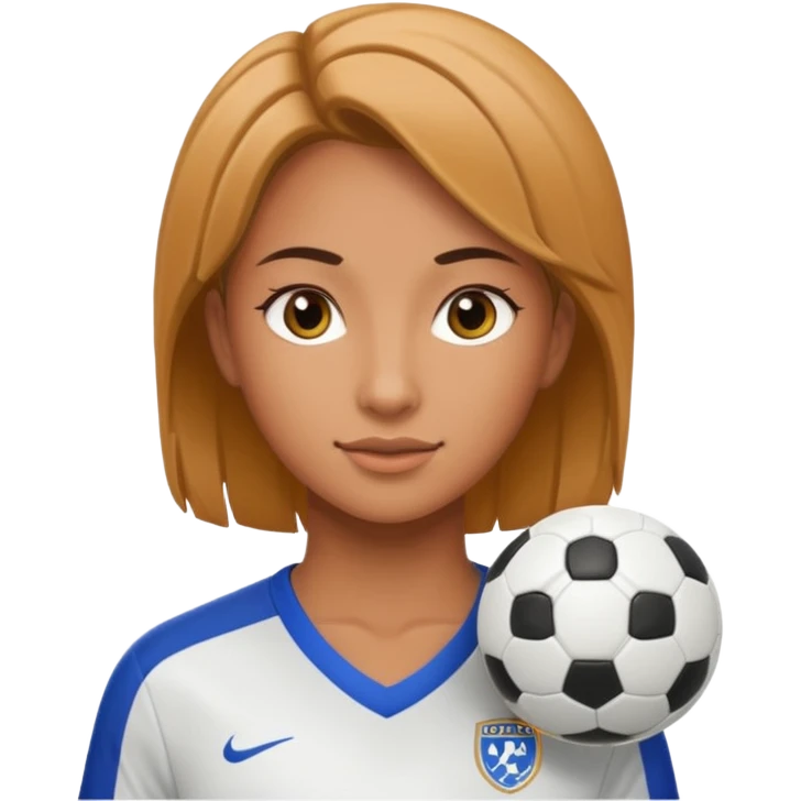 female soccer player emoji