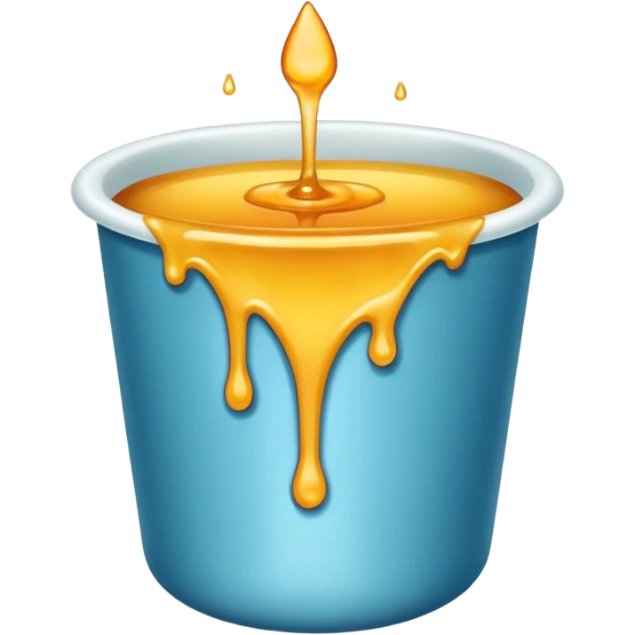 hot wax in a wax cup emoji