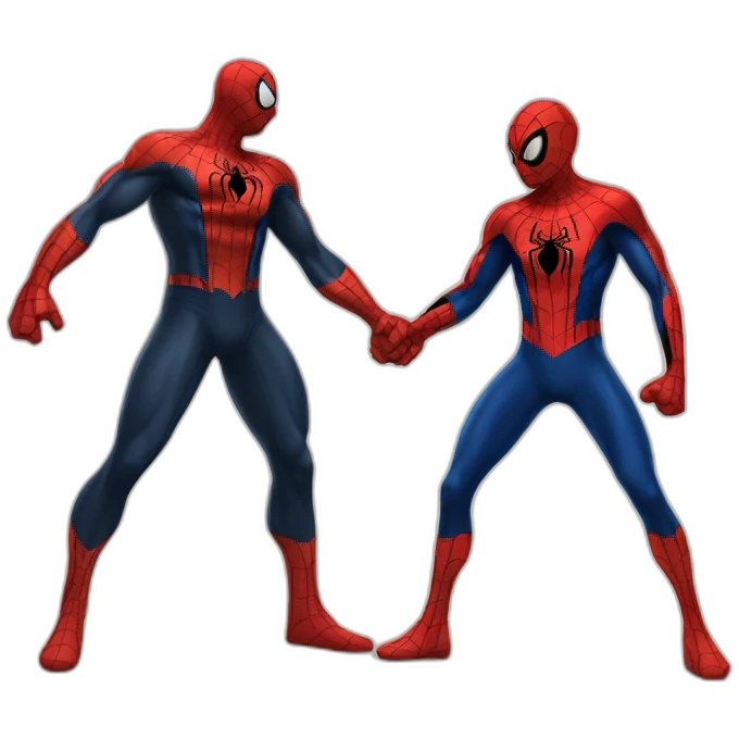 spiderman meet another spiderman emoji