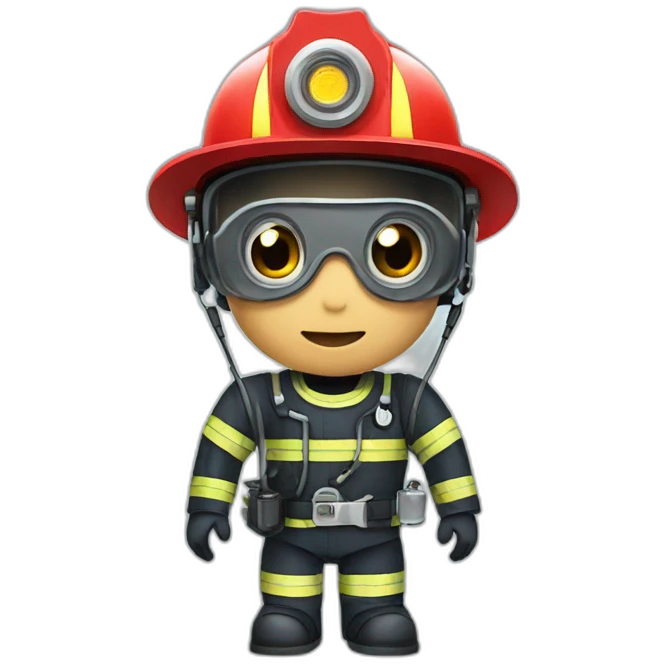 fireman ai robot emoji