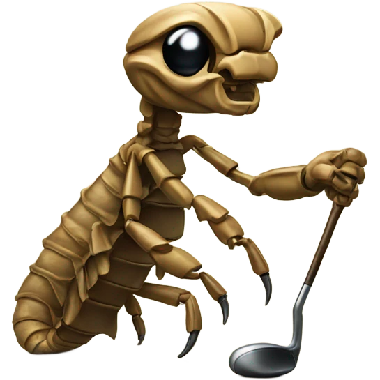 Scorpion golfing emoji
