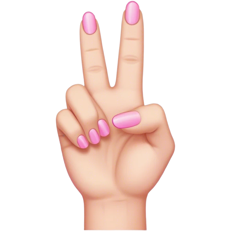Pink pointing up  emoji