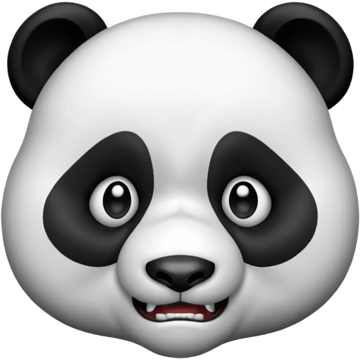 very angry panda because im not letting her sleep emoji