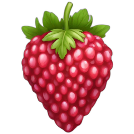 Fraise framboise myrtille emoji