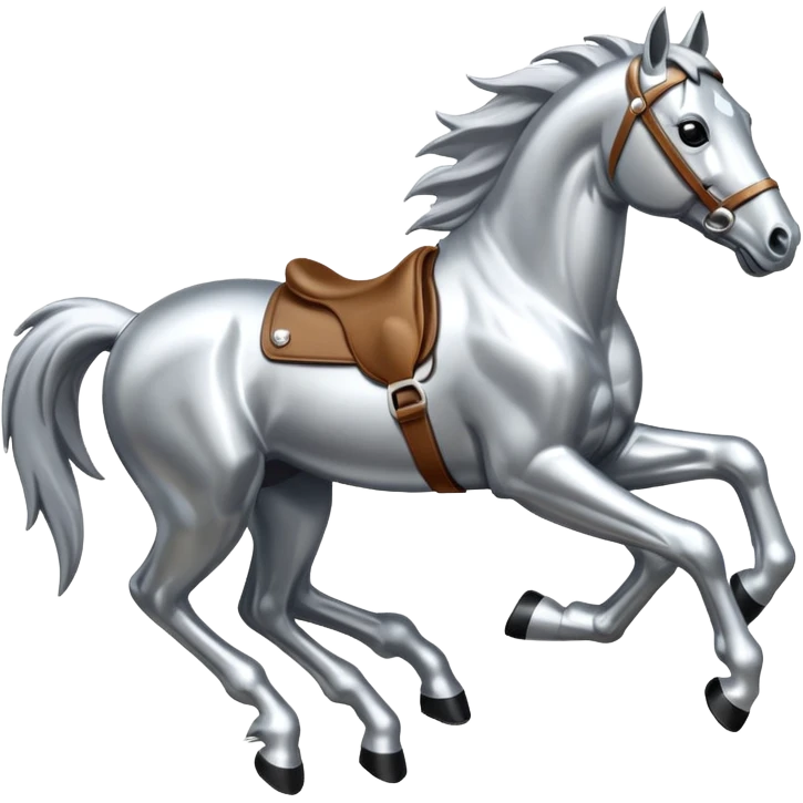 Ford Bronco silver pony emoji