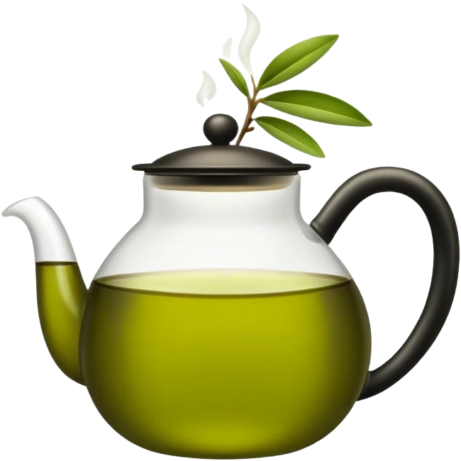 Olive color tea  emoji