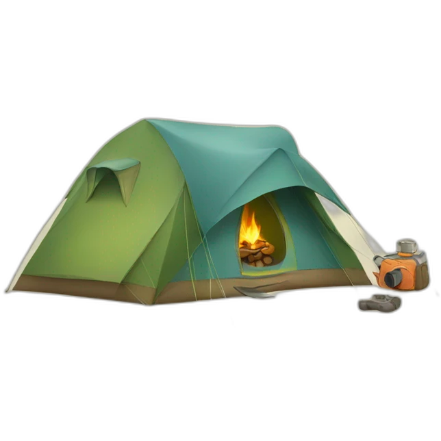 camping emoji