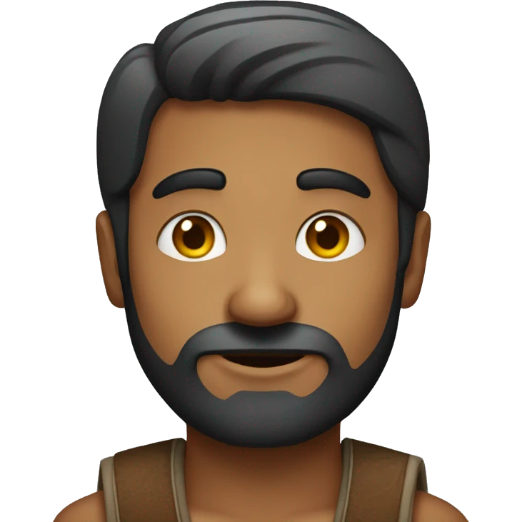 Indian man with small beard  emoji