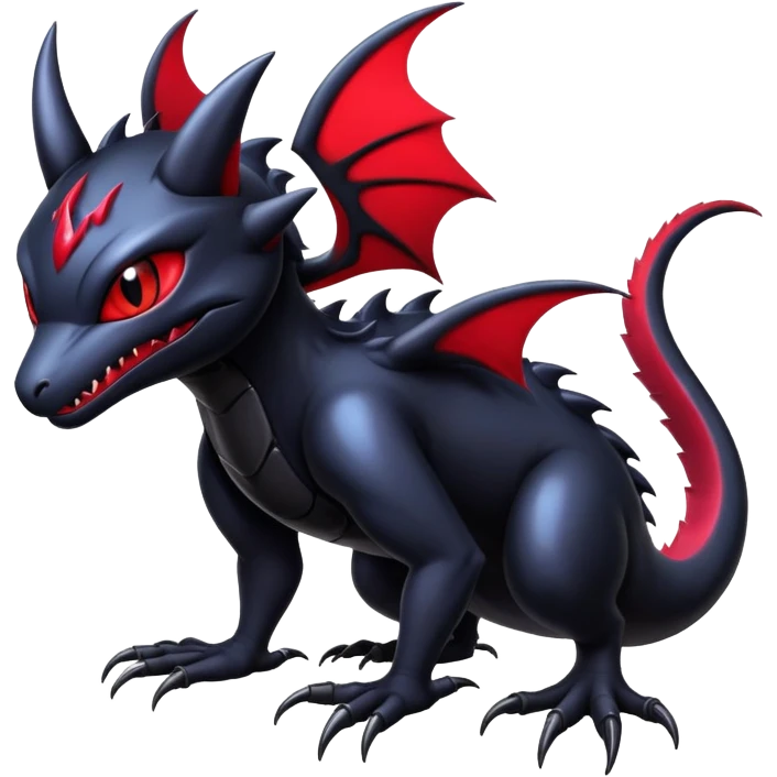 Shiny Epic Badass Gothic Noibat-Salandit-Nargacuga-Hybrid emoji