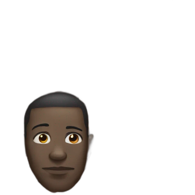 Black guy emoji
