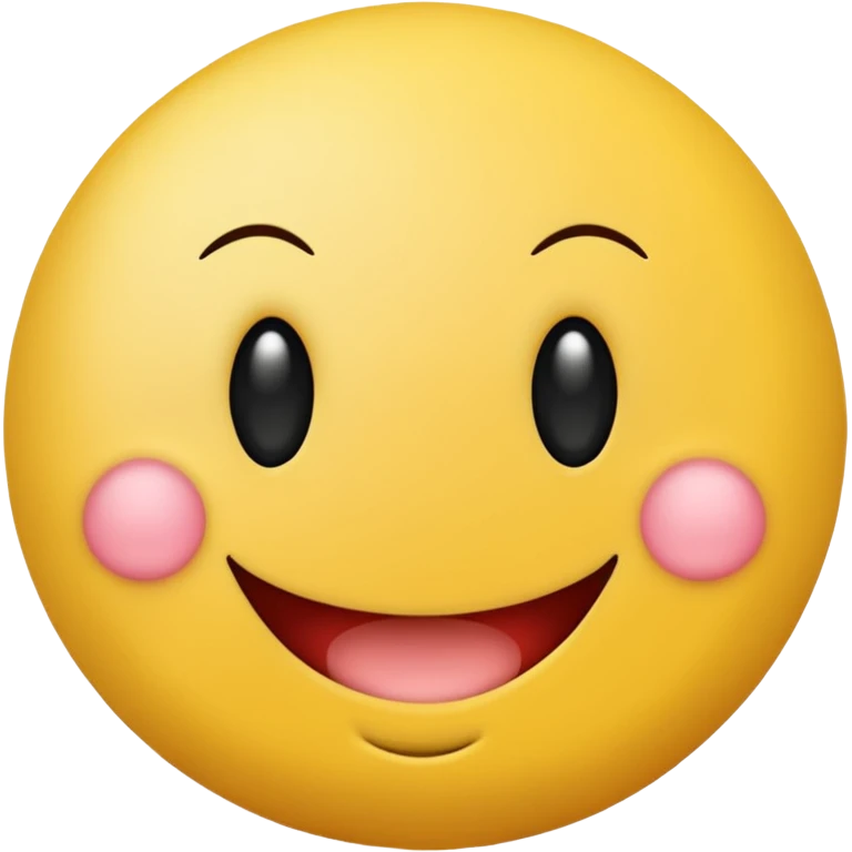 Smiley face with cute little butt emoji