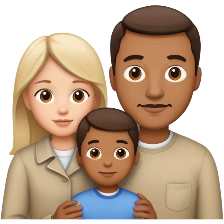 family 1 children 2 father emoji