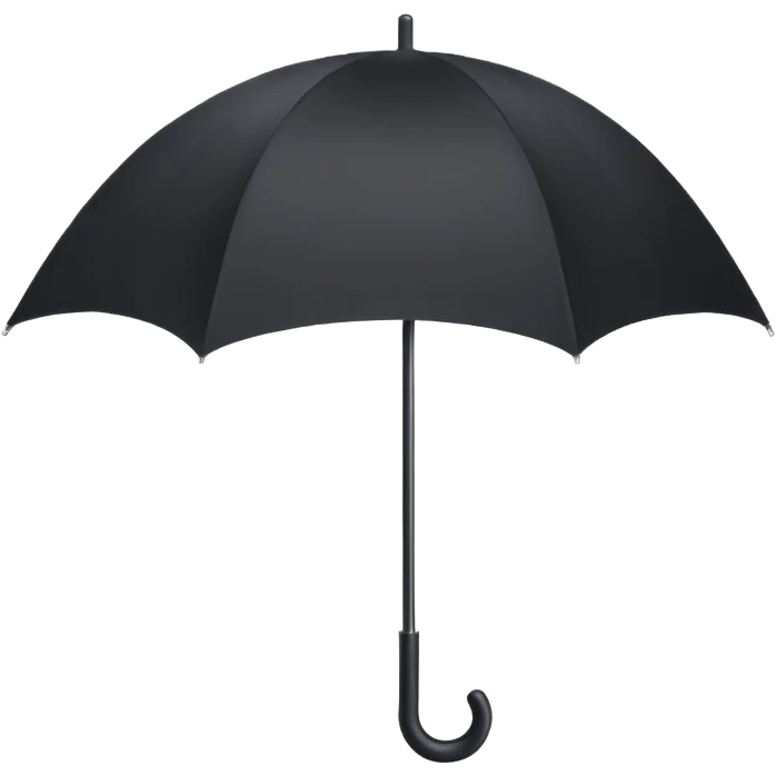pastel black umbrella emoji