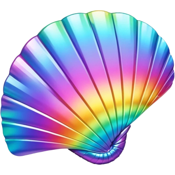 Rainbow Prism Shell emoji