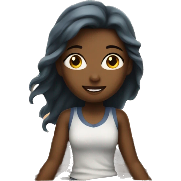 Girl on a boat emoji