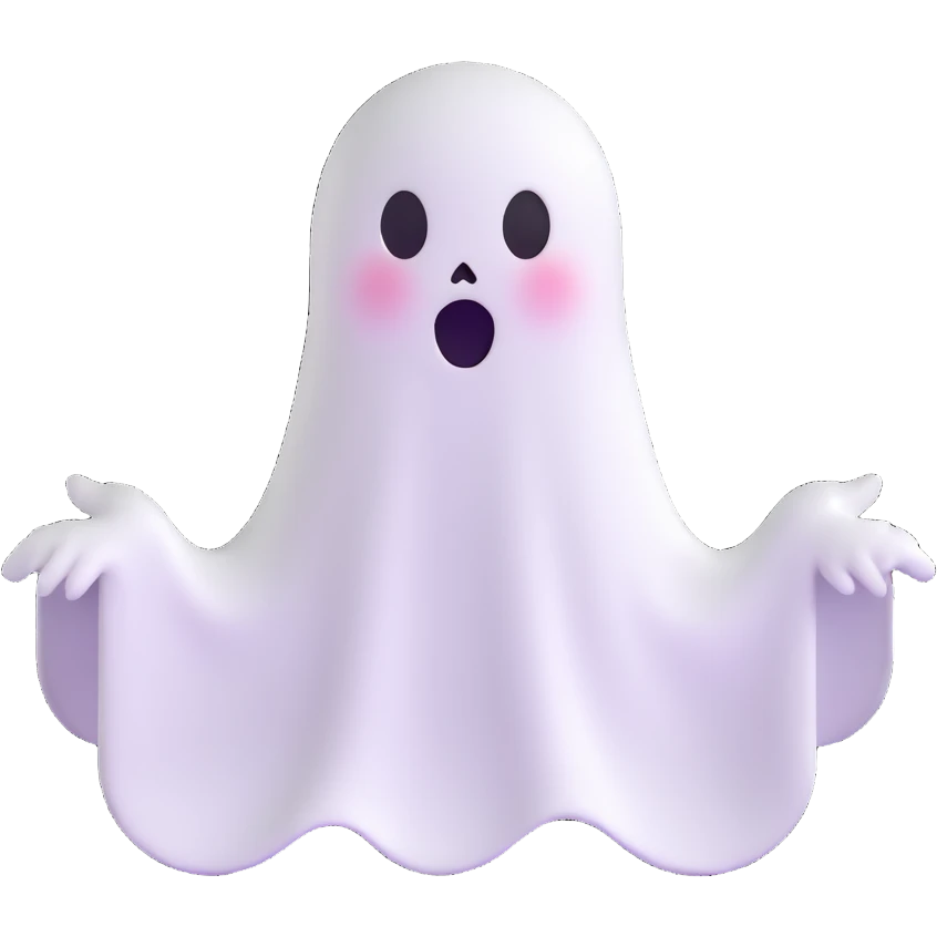 cute ghost emoji