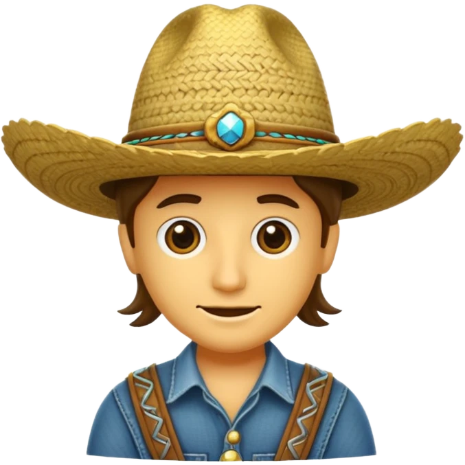 Sombrero de vaquero emoji