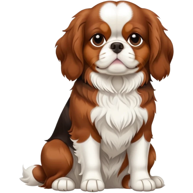 Fat Cavalier King Charle  emoji