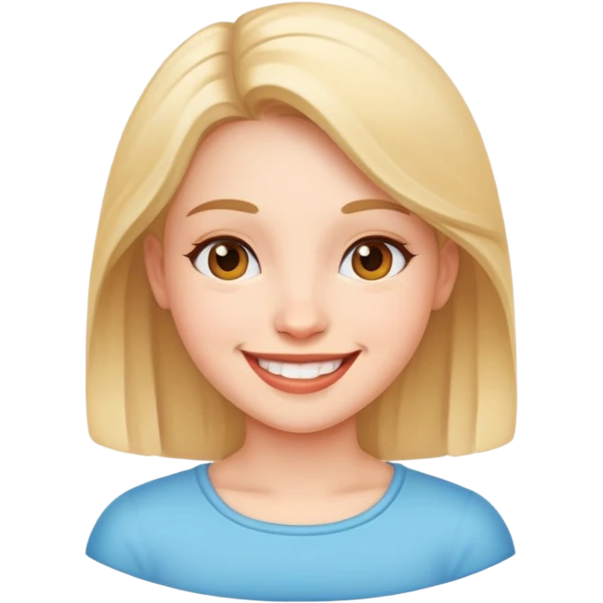 Девушка просит  emoji